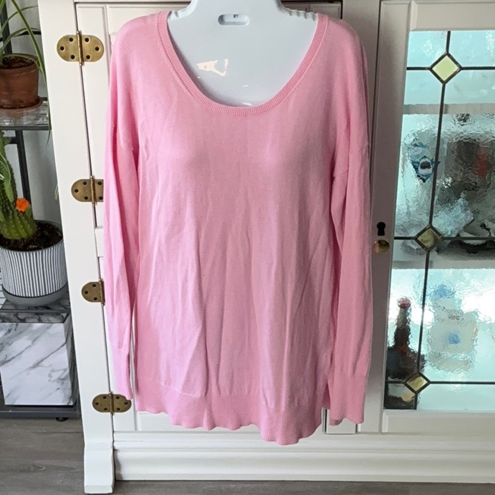 Amazon Essentials Soft Pink Knit Top